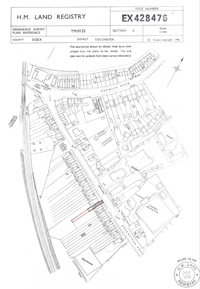 69 Greenstead Road, plus land to the rear of 71/73/75/77/79/81 and 59/93 Greenstead Road CO1 2SY 7