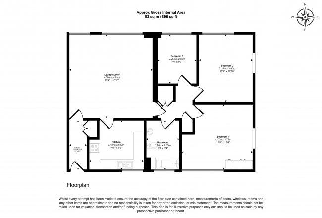 4 Russell Lodge, Endlebury Road, Chingford, London, E4 6QA 5