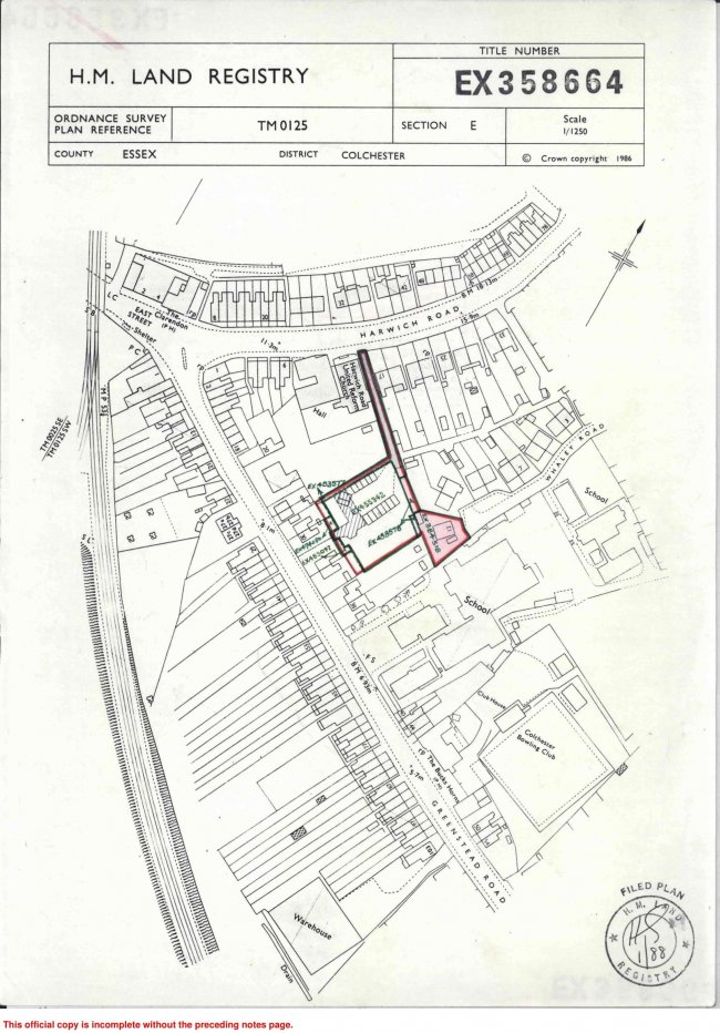 Colchester Freeholds- portfolio of land 2