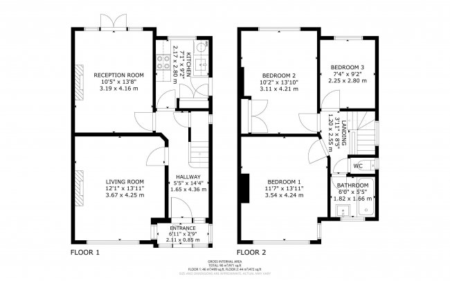 3 Ennerdale Gardens, Wembley, London, Middlesex, HA9 8QY 8