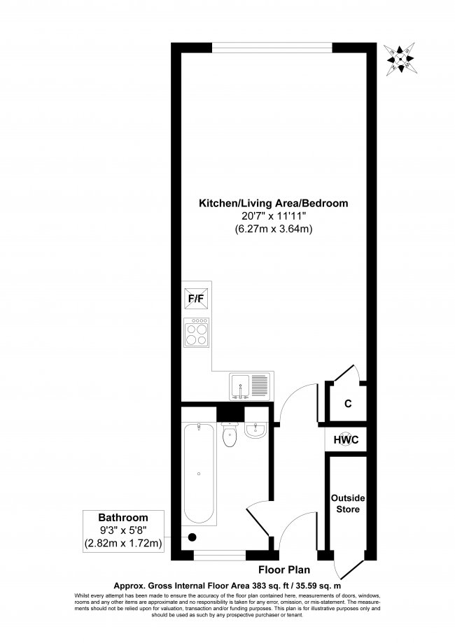 14b Elizabeth House, Alexandra Street, Maidstone, ME14 2BX 2