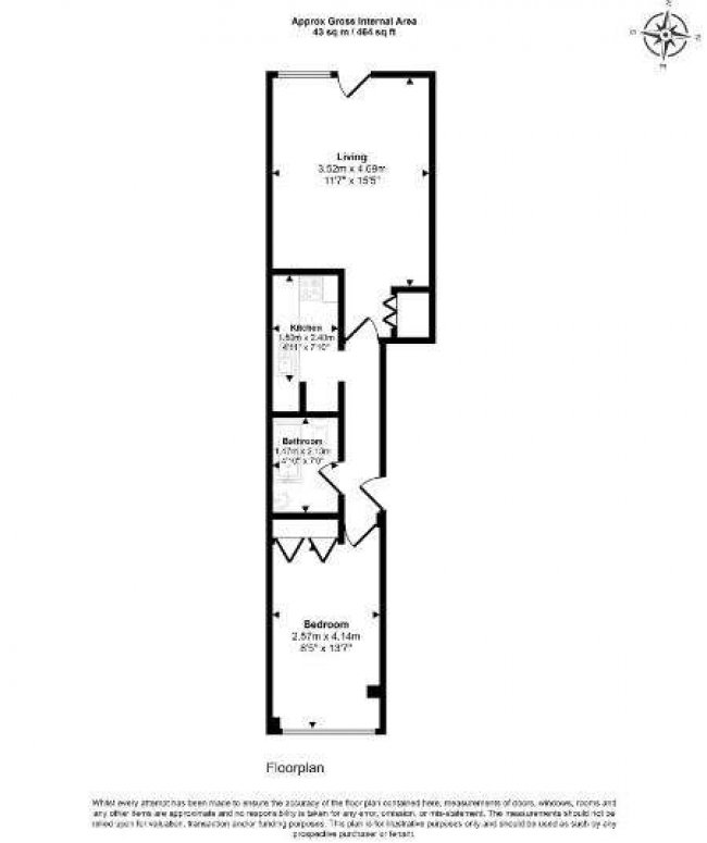 Flat 1, Rotherwick Court Road, Farnborough, GU14 6DD 3
