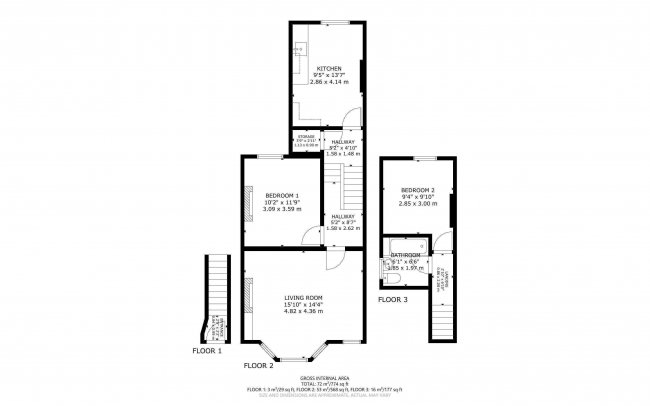 Flat B, 7 Farren Road, Forest Hill, London, SE23 2DZ 5