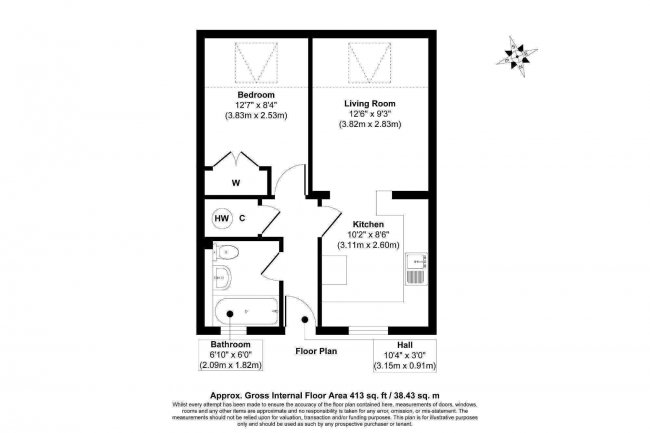 Flat 41 Atholl Court & Garage G28, Kingsway Gardens, Andover, SP10 4BB 7