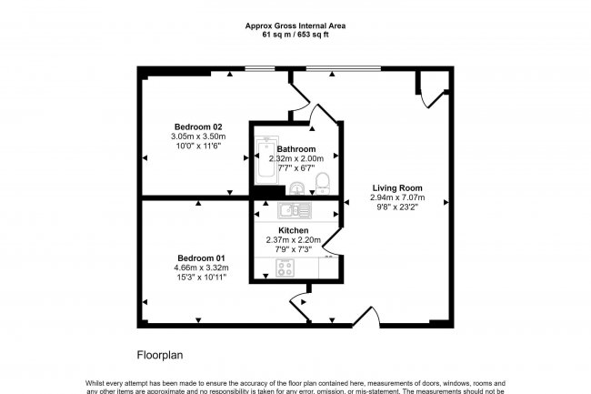 Flat 5, Opus Studios, 214 Plaistow Road, London E13 0AQ 10