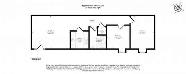 Ground Floor Flat, 180a Centenary Mill Court, Preston PR1 5JH 2