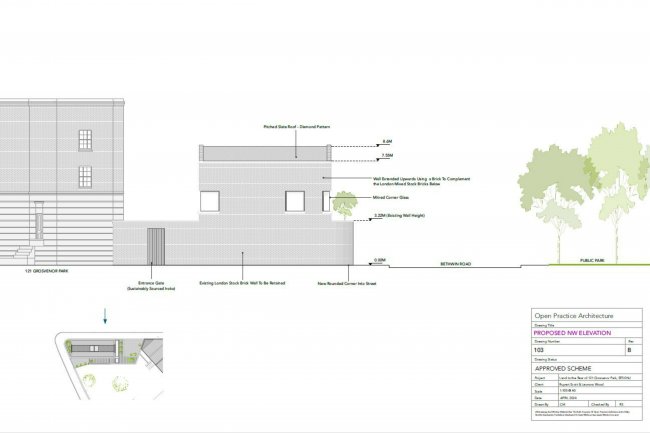 Land and buildings adjoining 121 Grosvenor Park, Camberwell, London SE5 0NJ 5