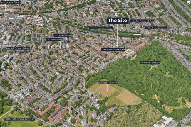 Land at side of Peckham Christian Centre, 2a Machell Road, Nunhead, London SE15 3XQ 5