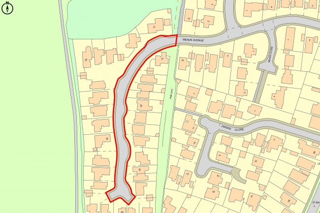 Land lying to the west of Meads Avenue, Brighton and Hove, Hove BN3 8EE 1