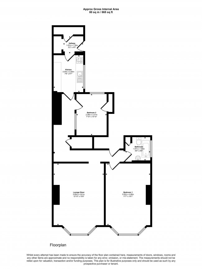 Flat 1, 5 Highfield, Scarborough YO12 4AW 1