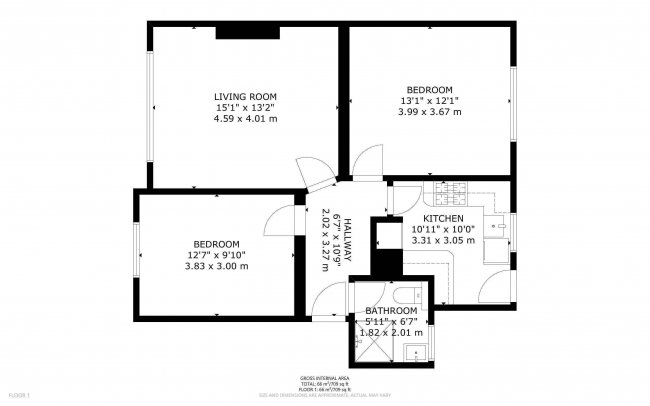 12 Hamilton Court, Hamilton Road, London, W5 2EJ 1