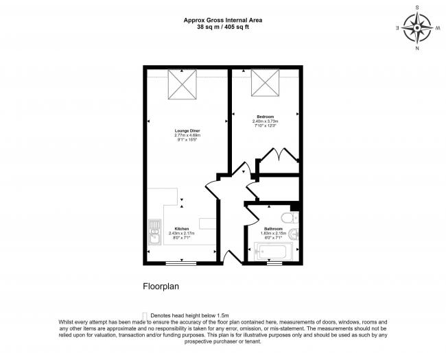 Flat 39 Atholl Court and Garage No 26, Kingsway Gardens, Andover, SP10 4BB 6