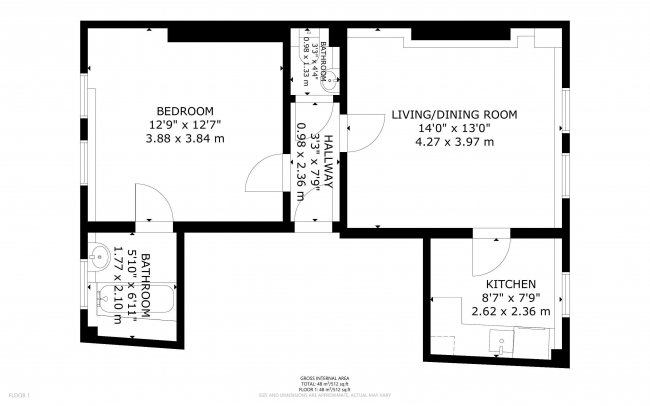 Flat B, 1 Wyndham Crescent, Tufnell Park, London, N19 5QJ 8
