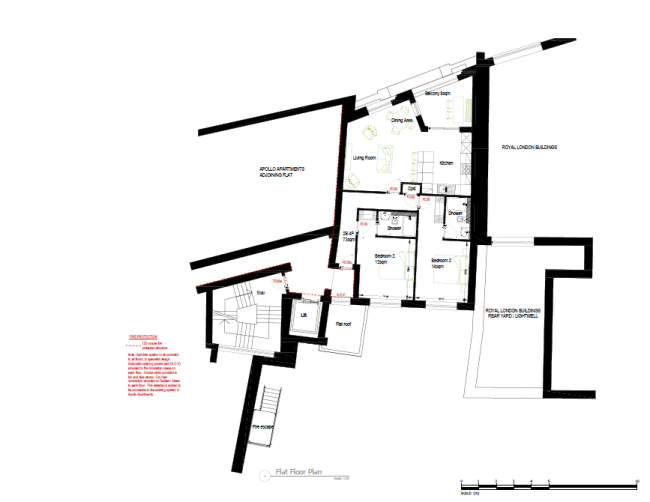 Land to the East of 30-38 Baldwin Street, Known as 40 Baldwin Street Bristol BS1 1NR 3