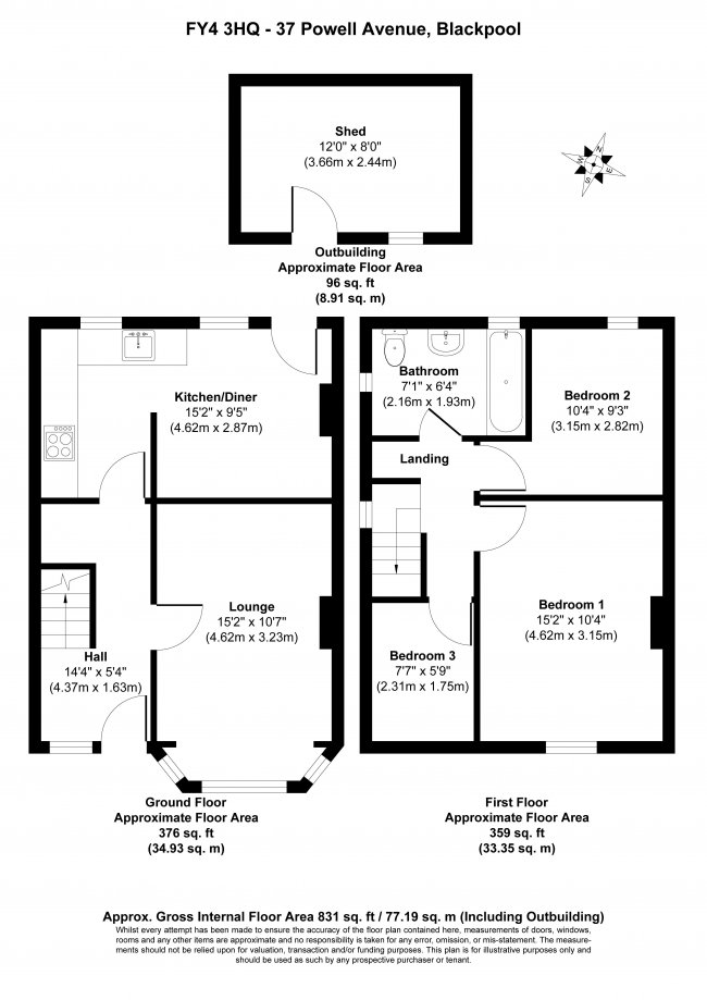 37 Powell Avenue Blackpool    FY4 3HQ 4