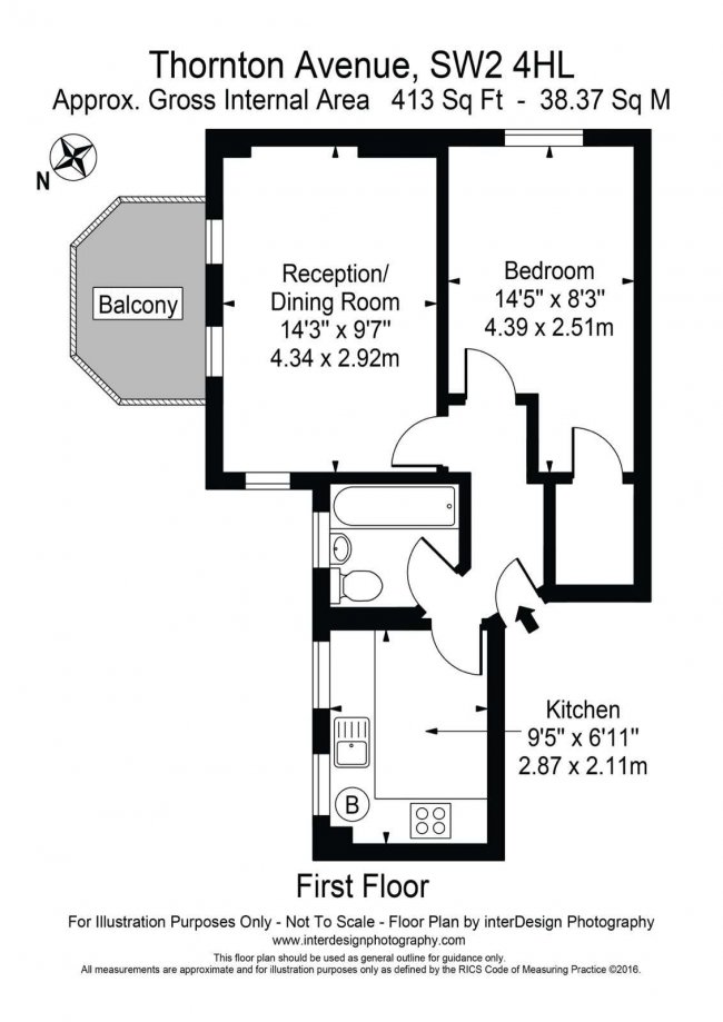 Flat D, 11 Thornton Avenue, Lambeth, London, SW2 4HL 5