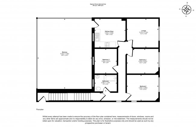 First floor flat, 102A Lancaster Road, Enfield, London EN2 0JN 5
