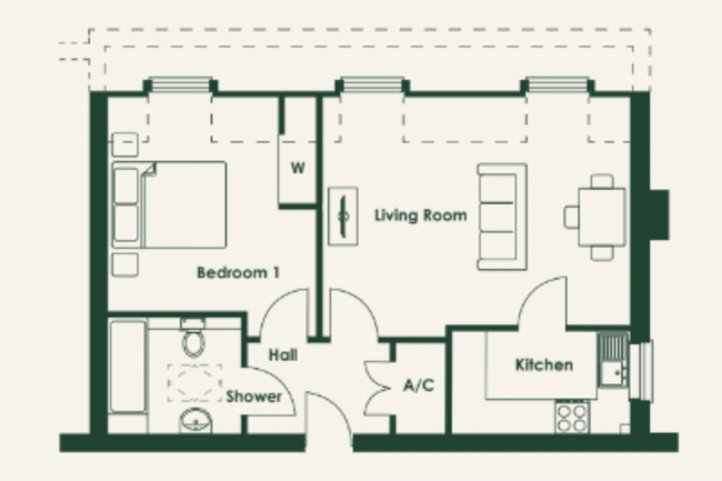 Apartment 30, Fleur-de-Lis, Church Street, Wantage, Oxfordshire, OX12 8GE 2