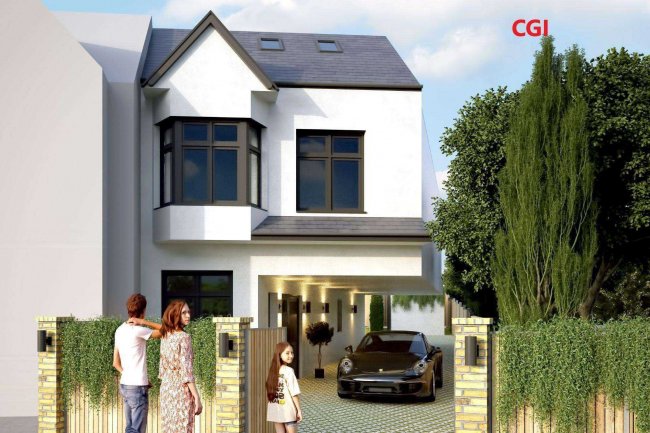 Land adjacent to 81 Rosslyn Ave Barnes, London SW13 0JY 7