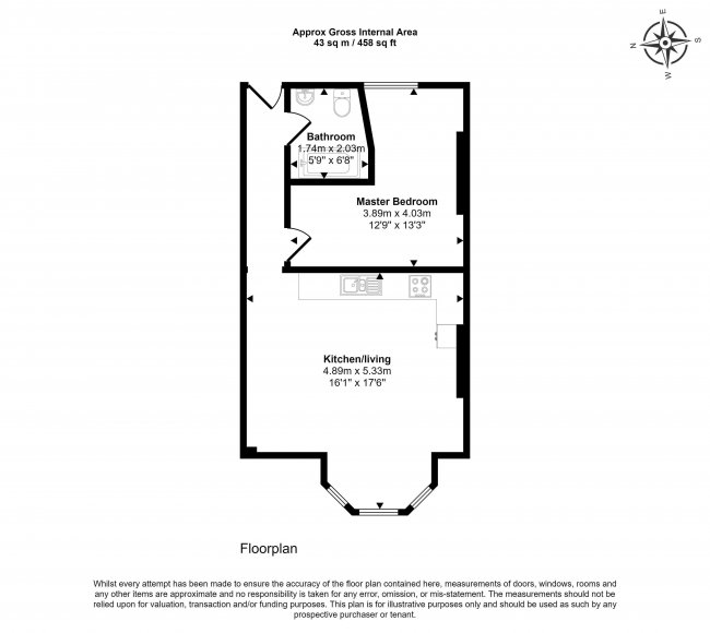 Flat 3 23 Portsmouth Road, Cosham, Portsmouth, Hampshire, PO6 2SH 6