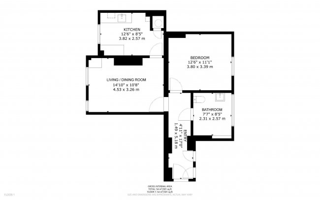 Flat 3, Block B, Peabody Estate, Camberwell Green, London, SE5 7BE 2