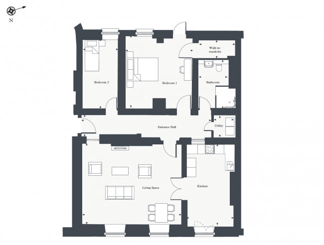Apt 12, John Dower House, Crescent Pl, Cheltenham GL50 3PG 2