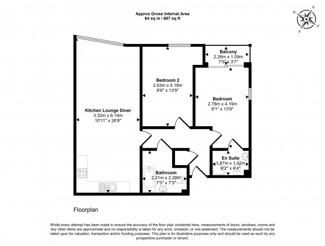Flat 35, Tower Court, London Road, Stoke On Trent,  ST5 1LT 6