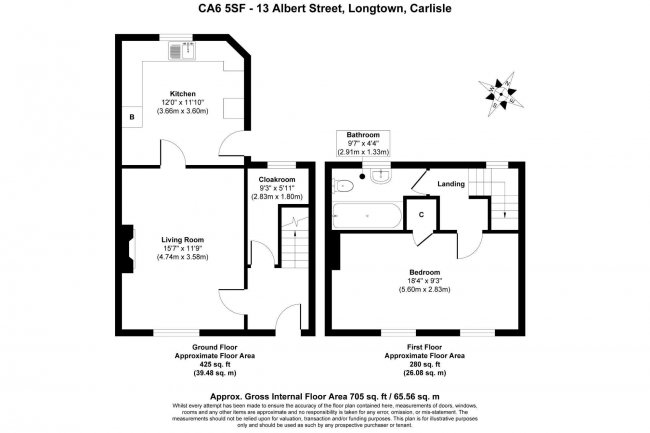 13 Albert Street, Longtown, Carlisle, CA6 5SF 7