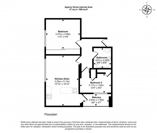 Flat 22, Verulam House, Hammersmith Grove, London,  W6 0NW 4