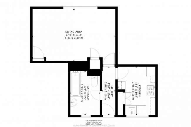 Flat 41, Galveston House, Harford Street, Mile End, London, E1 4RH 3