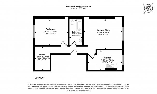 Flat 15, 62-64 West Cromwell Road, Earls Court, London SW5 9QS 8
