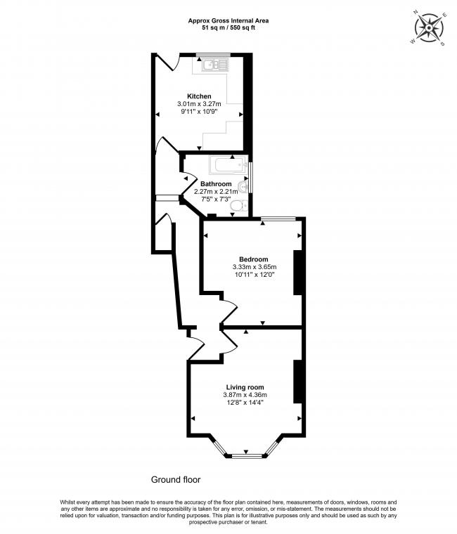 Flat A, 46 Burns Road, London NW10 4DY 3