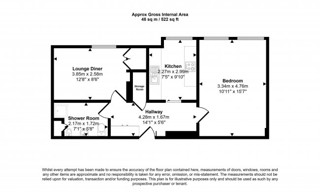 Flat 62, 32 Vale Royal House, 36 Newport Court, Leicester Square, London WC2H 7PY 4