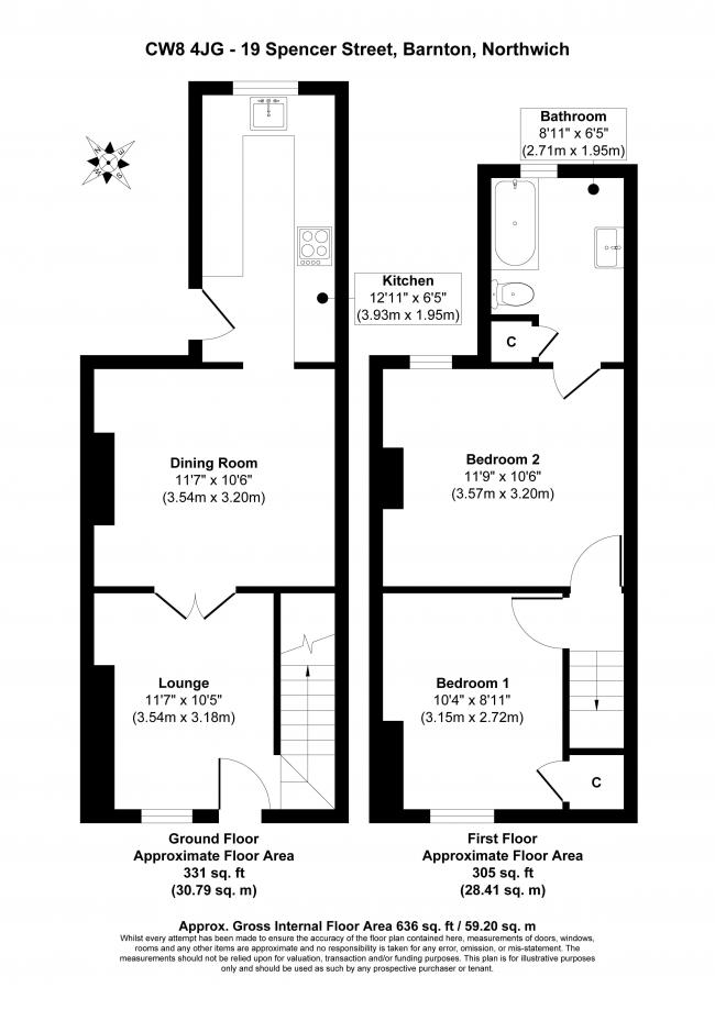 19 Spencer Street, Barnton, Northwich, Cheshire, CW8 4JG 1