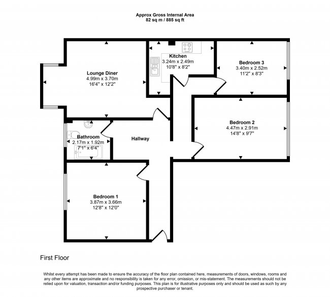 Flat 6, 69 Johnson Street, London, E1 0AQ 8