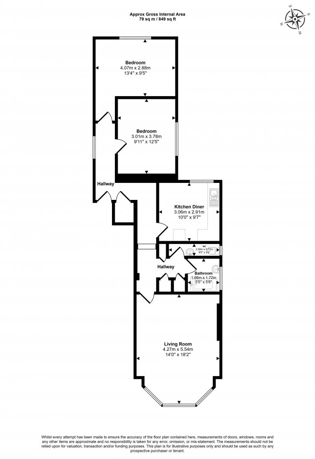Flat B, 3 Dollis Hill Lane, Neasden, London NW2 6JH 9