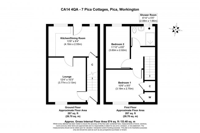 7 Pica Cottages, Pica, Workington, Cumbria, CA14 4QA 8