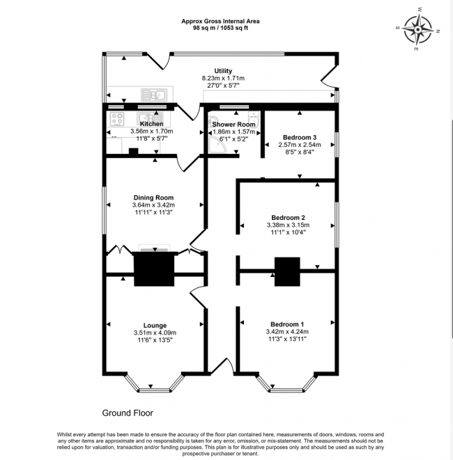 Glebe Bungalow, Ludlow Drive, Stirchley Village Telford, Shropshire, TF3 1DY 2
