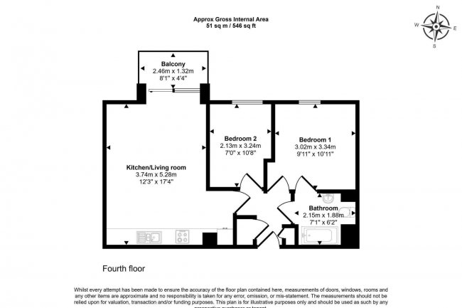 Flat 415 Becket House, New Road, Brentwood, Essex CM14 4GA 5