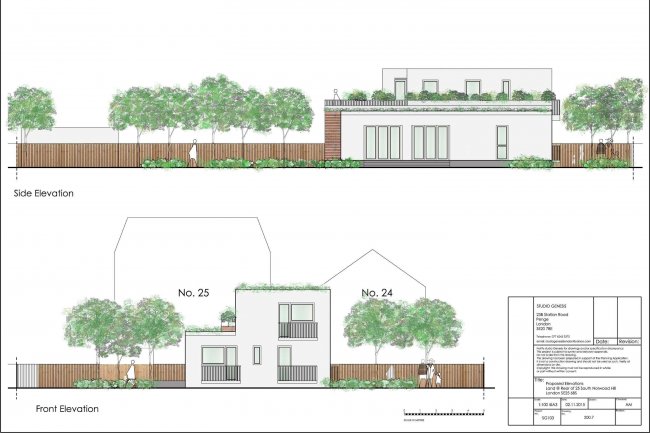 Land and Garages at the rear of 25 South Norwood Hill, London, SE25 6BS 2