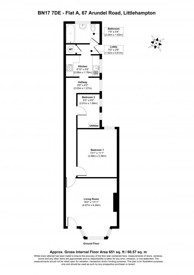 67A Arundel Road, Littlehampton, West Sussex, BN17 7DE 1