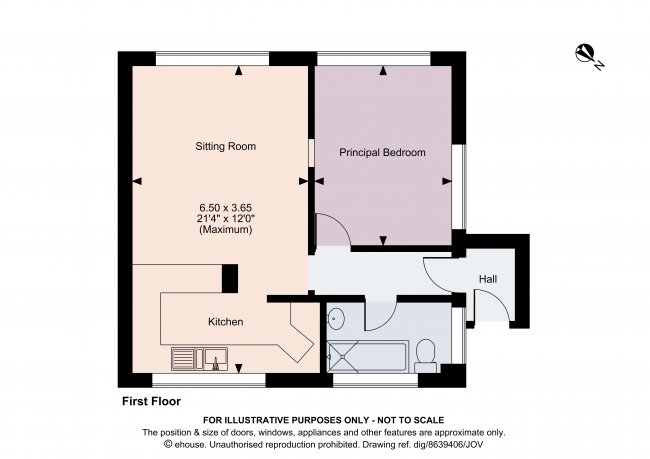 Flat 2 Thompson Court , 70 Landguard Road, Shanklin, Isle of Wright, PO37 7HU 3