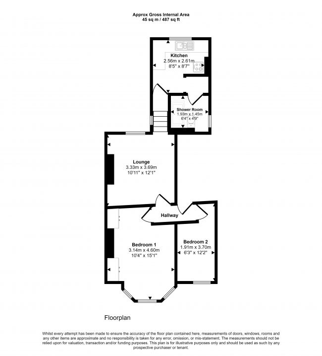 Flat 2, 89 Hatherley Road, Sidcup, DA14 4AH 7