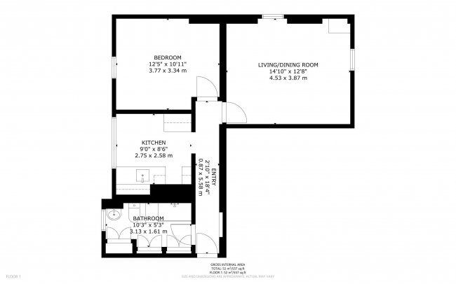 Flat 4, Block G, Peabody Estate, Camberwell Green, Camberwell, SE5 7BL 8