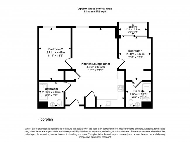 The Summit, Flat 503, 12 Parliament Street, Liverpool, L8 5QX 8