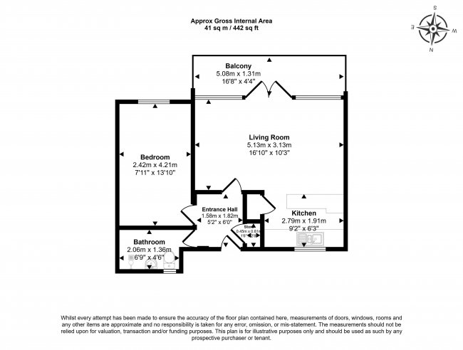 Flat 19 Atholl Court and garden, Kingsway Gardens, Andover, SP10 4BB 5