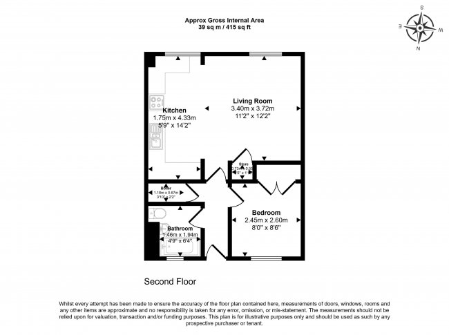 Flat 35 Atholl Court & Garage, Kingsway Gardens, Andover, SP10 4BB 1