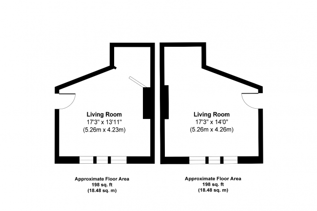 Two adjoining rooms, Silwood place, St johns Road, Crowborough, TN6 1RW 6