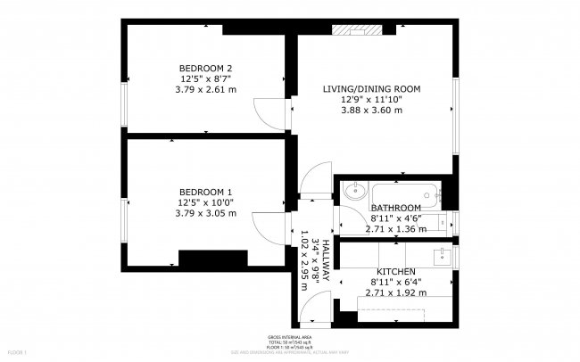 Flat 8, Block P, Peabody Estate, Fulham Palace Road, Hammersmith, London, W6 9QT 2