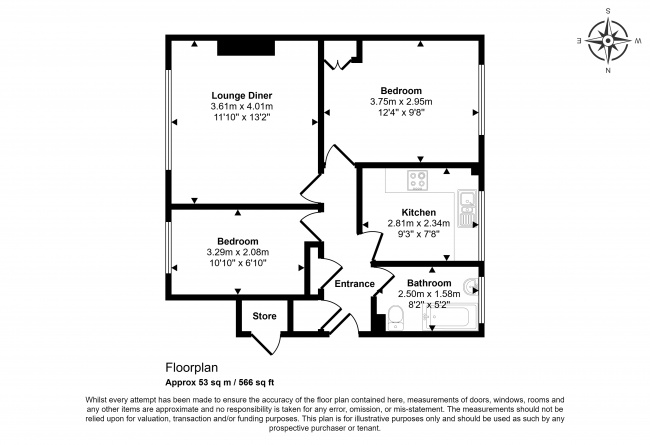 Flat 27, The Hill, Church Hill, Caterham, CR3 6SD 2